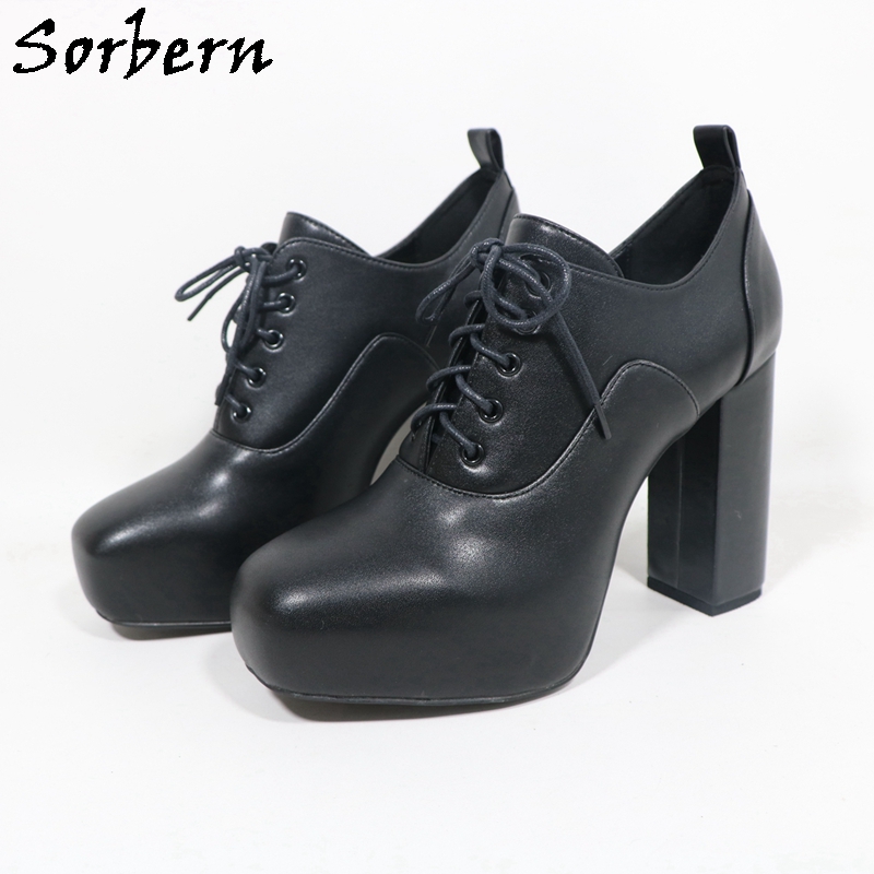 Sorbern 유니섹스 스타일 펌프 슈즈 여성 블록 힐 - Pump Heel Block 리뷰 및 가격